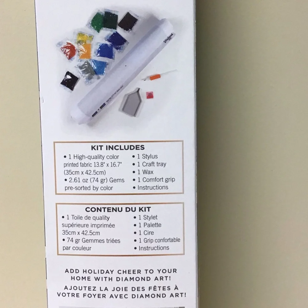 Diamond Art Paint by Number “Christmas House” Kit - Picture 5 of 5